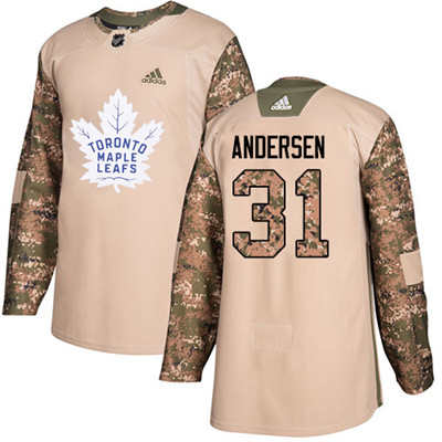 Adidas Maple Leafs #31 Frederik Andersen Camo Authentic 2017 Veterans Day Stitched Youth NHL Jersey Adidas Maple Leafs #31 Frederik Andersen Camo Authentic 2017 Veterans Day Stitched Youth NHL Jersey