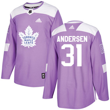 Adidas Maple Leafs #31 Frederik Andersen Purple Authentic Fights Cancer Stitched NHL Jersey Adidas Maple Leafs #31 Frederik Andersen Purple Authentic Fights Cancer Stitched NHL Jersey