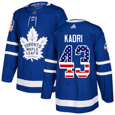 Adidas Maple Leafs #43 Nazem Kadri Blue Home Authentic USA Flag Stitched Youth NHL Jersey Adidas Maple Leafs #43 Nazem Kadri Blue Home Authentic USA Flag Stitched Youth NHL Jersey