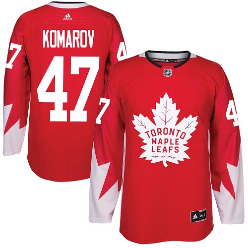 Adidas Maple Leafs #47 Leo Komarov Red Team Canada Authentic Stitched NHL Jersey Adidas Maple Leafs #47 Leo Komarov Red Team Canada Authentic Stitched NHL Jersey