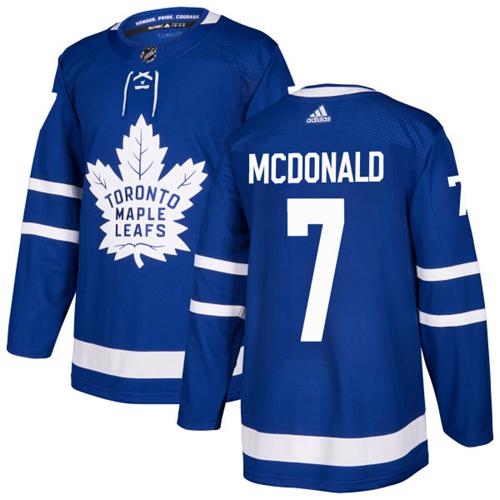 Adidas Maple Leafs #7 Lanny McDonald Blue Home Authentic Stitched NHL Jersey Adidas Maple Leafs #7 Lanny McDonald Blue Home Authentic Stitched NHL Jersey