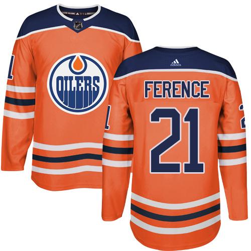 Adidas Oilers #21 Andrew Ference Orange Home Authentic Stitched NHL Jersey Adidas Oilers #21 Andrew Ference Orange Home Authentic Stitched NHL Jersey