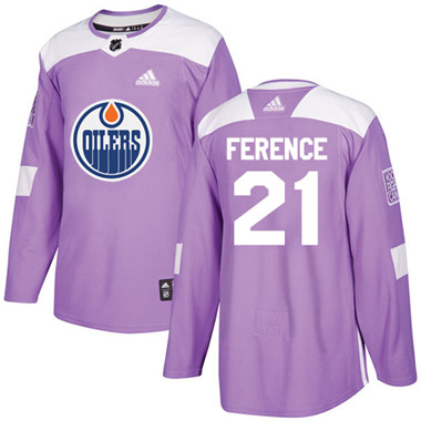 Adidas Oilers #21 Andrew Ference Purple Authentic Fights Cancer Stitched Youth NHL Jersey Adidas Oilers #21 Andrew Ference Purple Authentic Fights Cancer Stitched Youth NHL Jersey