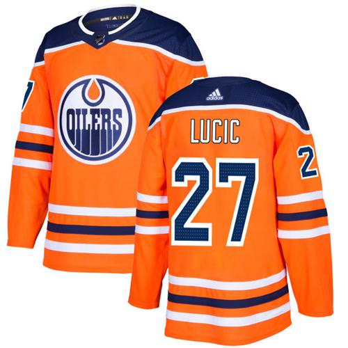 Adidas Oilers #27 Milan Lucic Orange Home Authentic Stitched NHL Jersey Adidas Oilers #27 Milan Lucic Orange Home Authentic Stitched NHL Jersey