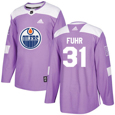 Adidas Oilers #31 Grant Fuhr Purple Authentic Fights Cancer Stitched NHL Jersey Adidas Oilers #31 Grant Fuhr Purple Authentic Fights Cancer Stitched NHL Jersey