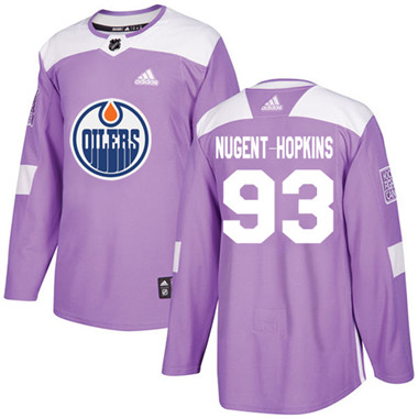 Adidas Oilers #93 Ryan Nugent-Hopkins Purple Authentic Fights Cancer Stitched NHL Jersey Adidas Oilers #93 Ryan Nugent-Hopkins Purple Authentic Fights Cancer Stitched NHL Jersey