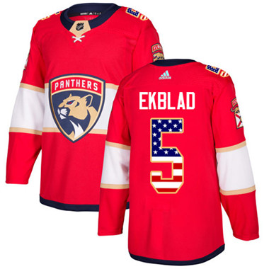 Adidas Panthers #5 Aaron Ekblad Red Home Authentic USA Flag Stitched Youth NHL Jersey Adidas Panthers #5 Aaron Ekblad Red Home Authentic USA Flag Stitched Youth NHL Jersey