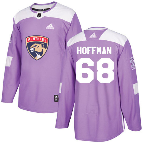 Adidas Panthers #68 Mike Hoffman Purple Authentic Fights Cancer Stitched NHL Jersey Adidas Panthers #68 Mike Hoffman Purple Authentic Fights Cancer Stitched NHL Jersey