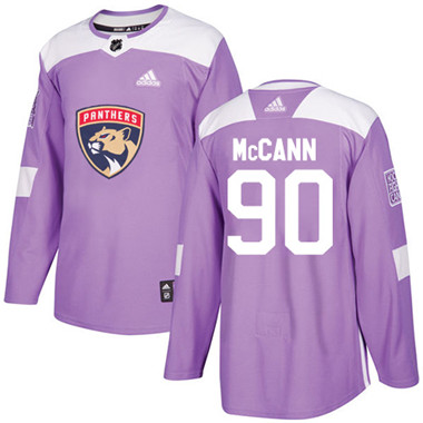 Adidas Panthers #90 Jared McCann Purple Authentic Fights Cancer Stitched NHL Jersey Adidas Panthers #90 Jared McCann Purple Authentic Fights Cancer Stitched NHL Jersey