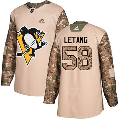 Adidas Penguins #58 Kris Letang Camo Authentic 2017 Veterans Day Stitched Youth NHL Jersey Adidas Penguins #58 Kris Letang Camo Authentic 2017 Veterans Day Stitched Youth NHL Jersey
