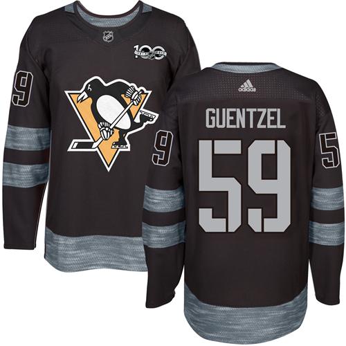 Adidas Penguins #59 Jake Guentzel Black 1917-2017 100th Anniversary Stitched NHL Jersey Adidas Penguins #59 Jake Guentzel Black 1917-2017 100th Anniversary Stitched NHL Jersey