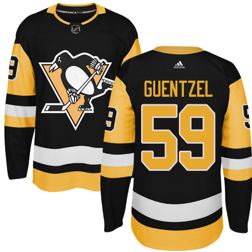 Adidas Penguins #59 Jake Guentzel Black Alternate Authentic Stitched NHL Jersey Adidas Penguins #59 Jake Guentzel Black Alternate Authentic Stitched NHL Jersey
