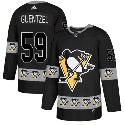 Adidas Penguins #59 Jake Guentzel Black Authentic Team Logo Fashion Stitched NHL Jersey Adidas Penguins #59 Jake Guentzel Black Authentic Team Logo Fashion Stitched NHL Jersey