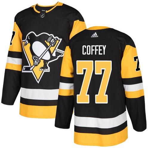 Adidas Penguins #77 Paul Coffey Black Home Authentic Stitched NHL Jersey Adidas Penguins #77 Paul Coffey Black Home Authentic Stitched NHL Jersey