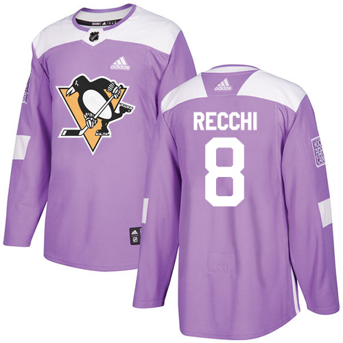 Adidas Penguins #8 Mark Recchi Purple Authentic Fights Cancer Stitched NHL Jersey Adidas Penguins #8 Mark Recchi Purple Authentic Fights Cancer Stitched NHL Jersey