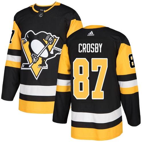 Adidas Penguins #87 Sidney Crosby Black Home Authentic Stitched NHL Jersey Adidas Penguins #87 Sidney Crosby Black Home Authentic Stitched NHL Jersey
