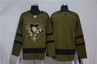 Adidas Penguins Blank Olive Jersey