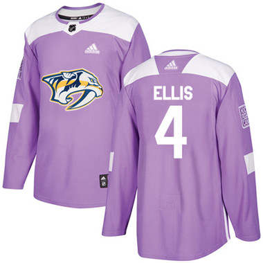 Adidas Predators #4 Ryan Ellis Purple Authentic Fights Cancer Stitched Youth NHL Jersey Adidas Predators #4 Ryan Ellis Purple Authentic Fights Cancer Stitched Youth NHL Jersey