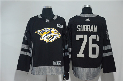 Adidas Predators 76 P.K Subban Black 1917-2017 100th Anniversary Jersey Adidas Predators 76 P.K Subban Black 1917-2017 100th Anniversary Jersey