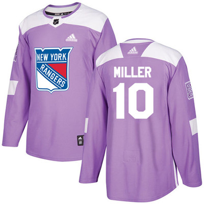 Adidas Rangers #10 J.T. Miller Purple Authentic Fights Cancer Stitched Youth NHL Jersey Adidas Rangers #10 J.T. Miller Purple Authentic Fights Cancer Stitched Youth NHL Jersey