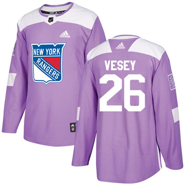 Adidas Rangers #26 Jimmy Vesey Purple Authentic Fights Cancer Stitched Youth NHL Jersey Adidas Rangers #26 Jimmy Vesey Purple Authentic Fights Cancer Stitched Youth NHL Jersey