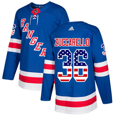 Adidas Rangers #36 Mats Zuccarello Royal Blue Home Authentic USA Flag Stitched Youth NHL Jersey Adidas Rangers #36 Mats Zuccarello Royal Blue Home Authentic USA Flag Stitched Youth NHL Jersey