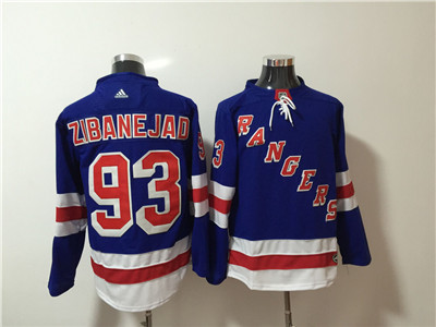 Adidas Rangers #93 Mika Zibanejad Blue Jersey Adidas Rangers #93 Mika Zibanejad Blue Jersey
