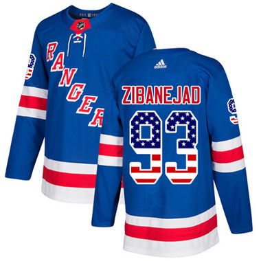 Adidas Rangers #93 Mika Zibanejad Royal Blue Home Authentic USA Flag Stitched Youth NHL Jersey Adidas Rangers #93 Mika Zibanejad Royal Blue Home Authentic USA Flag Stitched Youth NHL Jersey
