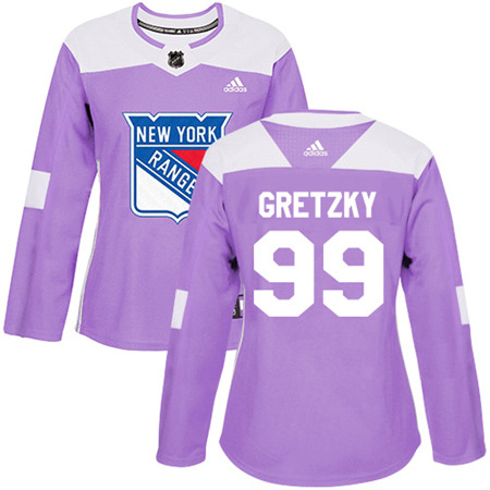 Adidas Rangers #99 Wayne Gretzky Purple Authentic Fights Cancer Women's Stitched NHL Jersey Adidas Rangers #99 Wayne Gretzky Purple Authentic Fights Cancer Women's Stitched NHL Jersey
