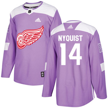 Adidas Red Wings #14 Gustav Nyquist Purple Authentic Fights Cancer Stitched Youth NHL Jersey Adidas Red Wings #14 Gustav Nyquist Purple Authentic Fights Cancer Stitched Youth NHL Jersey