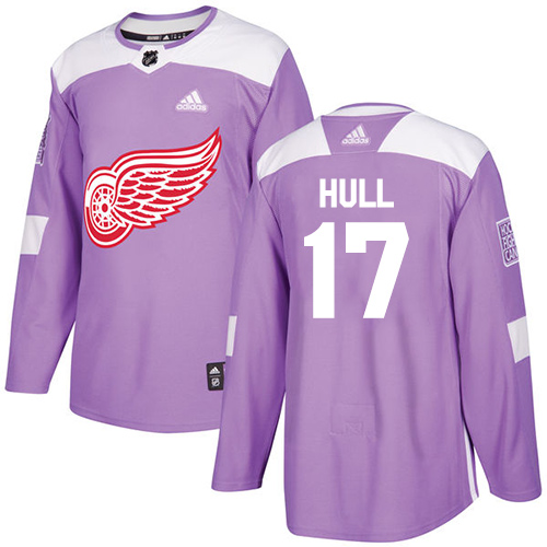 Adidas Red Wings #17 Brett Hull Purple Authentic Fights Cancer Stitched NHL Jersey Adidas Red Wings #17 Brett Hull Purple Authentic Fights Cancer Stitched NHL Jersey