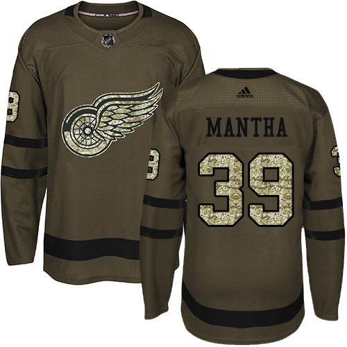 Adidas Red Wings #39 Anthony Mantha Green Salute to Service Stitched Youth NHL Jersey Adidas Red Wings #39 Anthony Mantha Green Salute to Service Stitched Youth NHL Jersey
