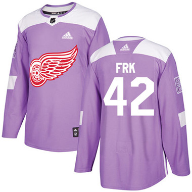 Adidas Red Wings #42 Martin Frk Purple Authentic Fights Cancer Stitched NHL Jersey Adidas Red Wings #42 Martin Frk Purple Authentic Fights Cancer Stitched NHL Jersey