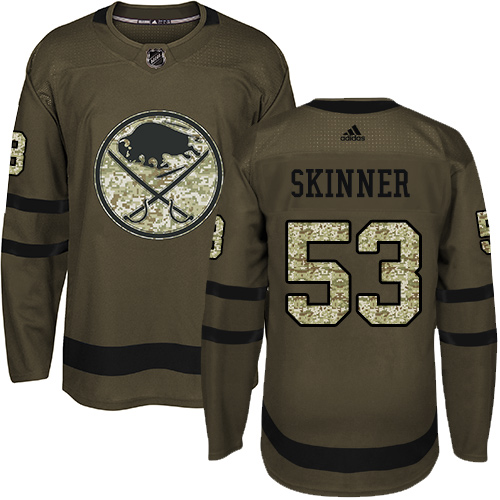 Adidas Sabres #53 Jeff Skinner Green Salute to Service Youth Stitched NHL Jersey Adidas Sabres #53 Jeff Skinner Green Salute to Service Youth Stitched NHL Jersey