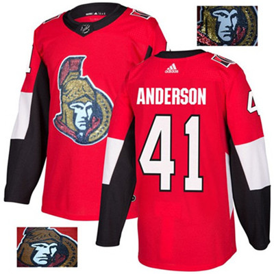 Adidas Senators #41 Craig Anderson Red Home Authentic Fashion Gold Stitched NHL Jersey Adidas Senators #41 Craig Anderson Red Home Authentic Fashion Gold Stitched NHL Jersey