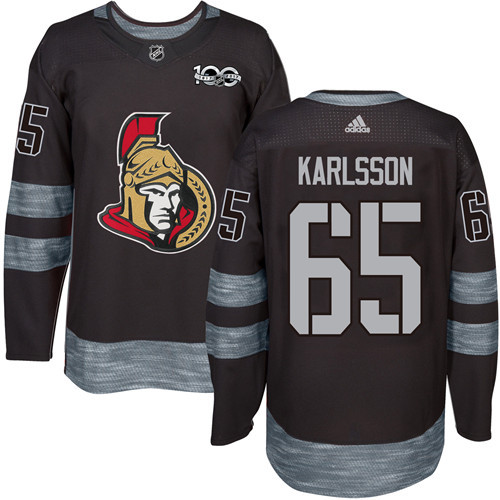 Adidas Senators #65 Erik Karlsson Black 1917-2017 100th Anniversary Stitched NHL Jersey Adidas Senators #65 Erik Karlsson Black 1917-2017 100th Anniversary Stitched NHL Jersey