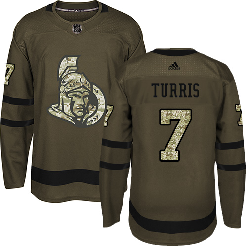 Adidas Senators #7 Kyle Turris Green Salute to Service Stitched NHL Jersey Adidas Senators #7 Kyle Turris Green Salute to Service Stitched NHL Jersey