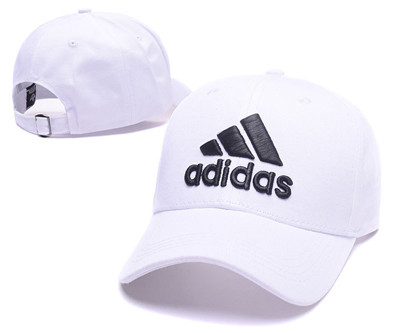 Adidas Sports Logo White Adjustable Hat SG Adidas Sports Logo White Adjustable Hat SG