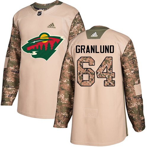 Adidas Wild #64 Mikael Granlund Camo Authentic 2017 Veterans Day Stitched NHL Jersey Adidas Wild #64 Mikael Granlund Camo Authentic 2017 Veterans Day Stitched NHL Jersey