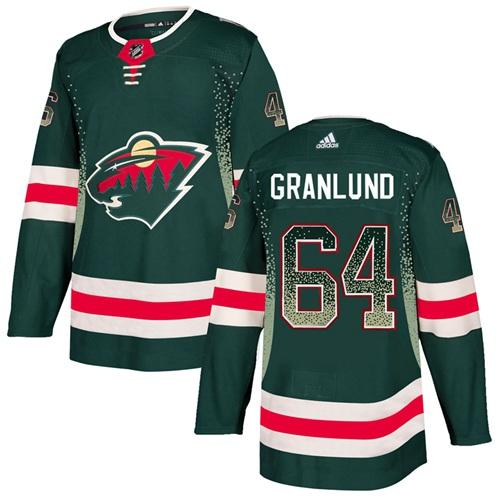 Adidas Wild #64 Mikael Granlund Green Home Authentic Drift Fashion Stitched NHL Jersey Adidas Wild #64 Mikael Granlund Green Home Authentic Drift Fashion Stitched NHL Jersey