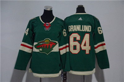 Adidas Wild #64 Mikael Granlund Green Youth Jersey Adidas Wild #64 Mikael Granlund Green Youth Jersey