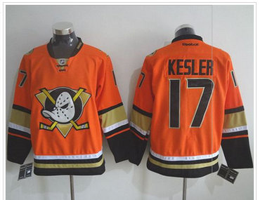 Anaheim Ducks #17 Ryan Kesler Orange Alternate Stitched NHL Jersey