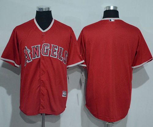 Angels of Anaheim Blank Red New Cool Base Stitched MLB Jersey Angels of Anaheim Blank Red New Cool Base Stitched MLB Jersey