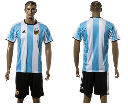 Argentina Blank Home Soccer Country Jersey Argentina Blank Home Soccer Country Jersey