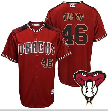Arizona Diamondbacks #46 Patrick Corbin Red Cool Base Alternate Jersey