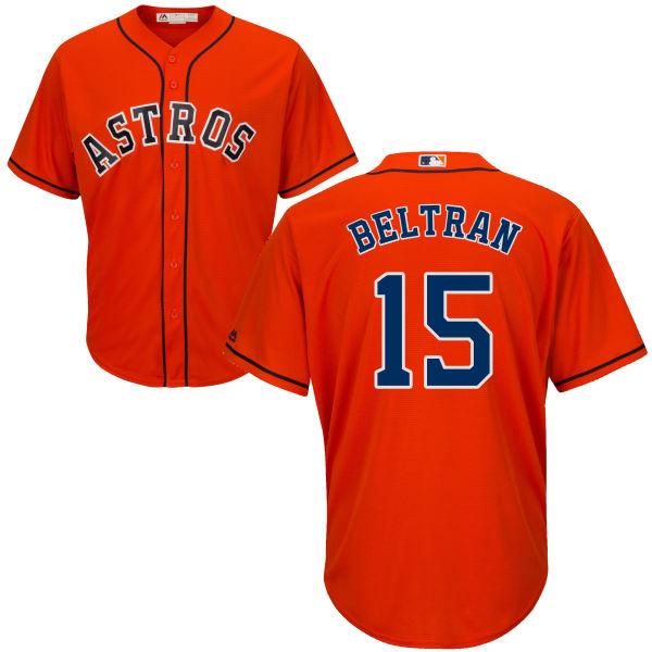 Astros #15 Carlos Beltran Orange Alternate Women's Stitched MLB Jersey Astros #15 Carlos Beltran Orange Alternate Women's Stitched MLB Jersey
