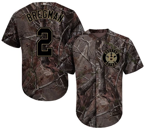 Astros #2 Alex Bregman Camo Realtree Collection Cool Base Stitched Baseball Jersey Astros #2 Alex Bregman Camo Realtree Collection Cool Base Stitched Baseball Jersey