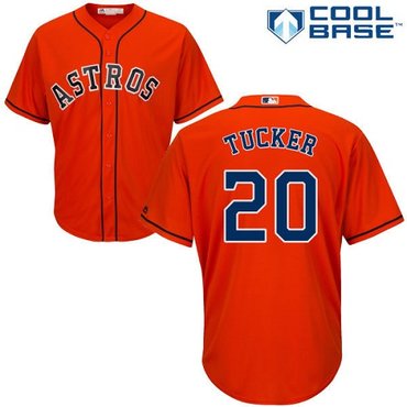 Astros #20 Preston Tucker Orange Alternate Women's Stitched MLB Jersey Astros #20 Preston Tucker Orange Alternate Women's Stitched MLB Jersey