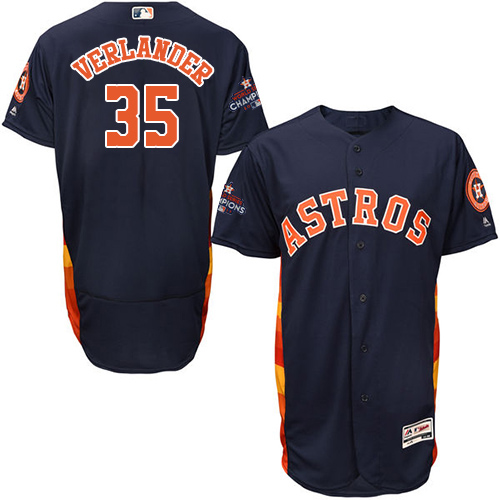 Astros #35 Justin Verlander Navy Blue Flexbase Authentic Collection 2017 World Series Champions Stitched MLB Jersey Astros #35 Justin Verlander Navy Blue Flexbase Authentic Collection 2017 World Series Champions Stitched MLB Jersey