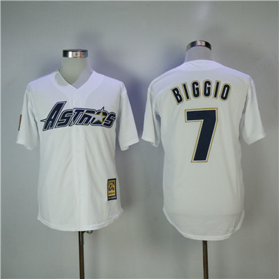 Astros #7 Craig Biggio White Cooperstown Collection Stitched MLB Jersey Astros #7 Craig Biggio White Cooperstown Collection Stitched MLB Jersey